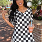 All Day Biker Set- Checkerboard Checkered