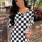 All Day Biker Set- Checkerboard Checkered