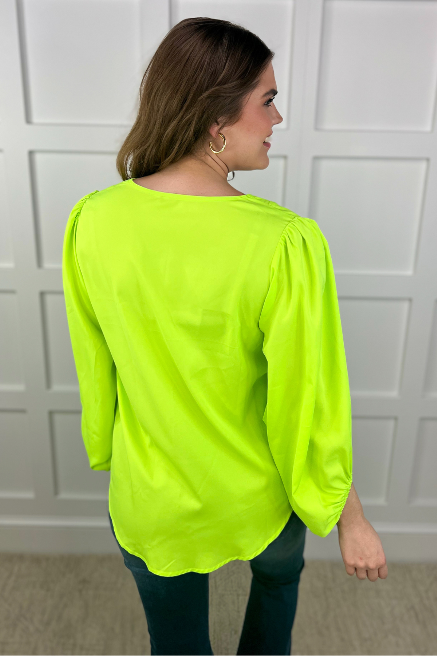 Jamie Balloon Sleeve Top - Jess Lea Wholesale