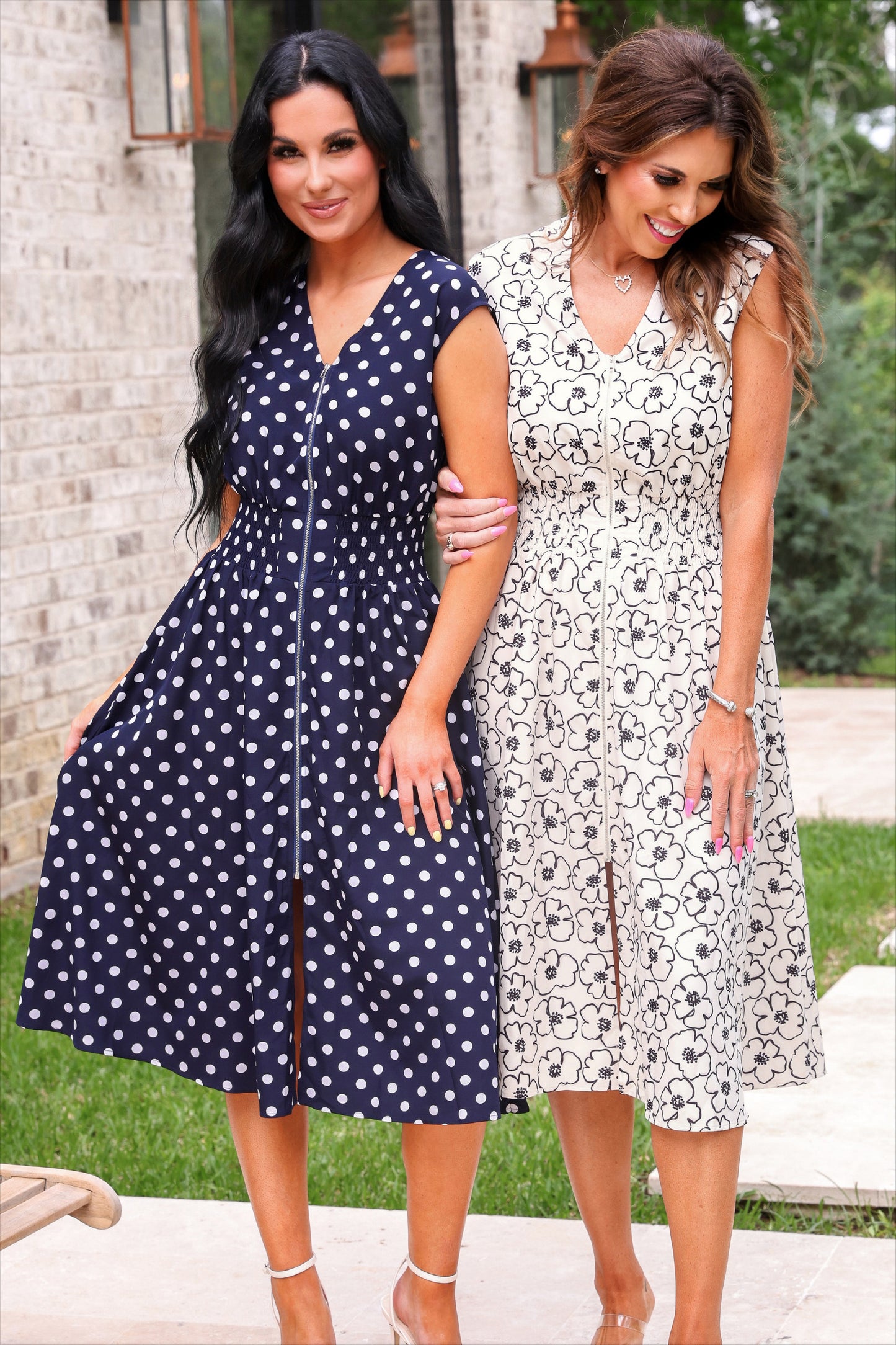 Annie Midi Zipper Dress- So Natural