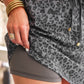 PREORDER- Smokey Leopard Skort