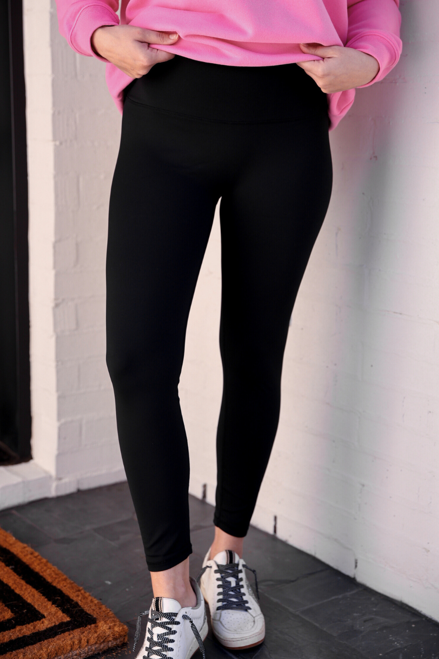 Compression Leggings- Black