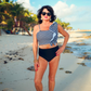 Amalfi Coast Ruffle Two Piece Swimsuit