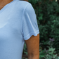 Jess Lea Basic Tee- Light Blue