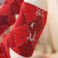 Cozy Cabin Socks- Argyle and Bows