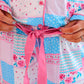 PREORDER- Pink Heirloom Patchwork Ruffle Pajama Set