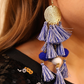 Claire Tiered Tassel Earrings