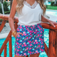 Watch Me Bloom Floral Skort