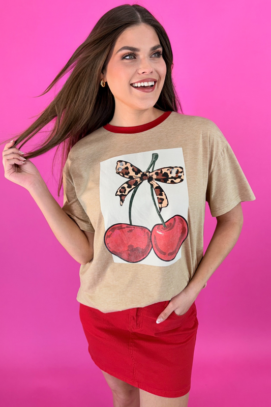 Cherry Sweet Oversized Tee