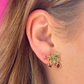Cherry Bow Studs