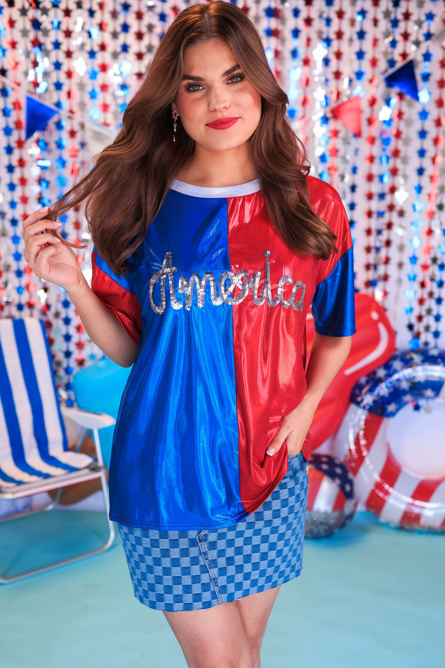 The American Way Metallic Top