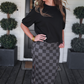 Midi Skirt, Check Back