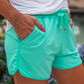 Solid Mint Everyday Shorts