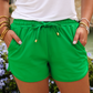 Solid Green Everyday Shorts
