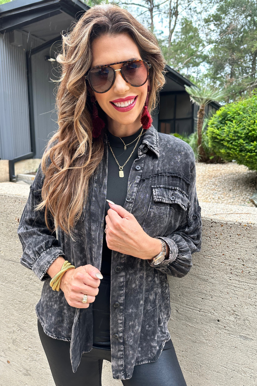 Dean Button Up Top - Jess Lea Wholesale