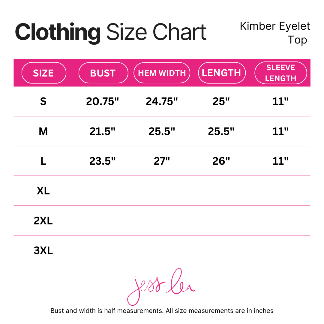 Kimber Eyelet Top, Pink