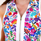 Everyday Zipper Dress, Fiesta Time White