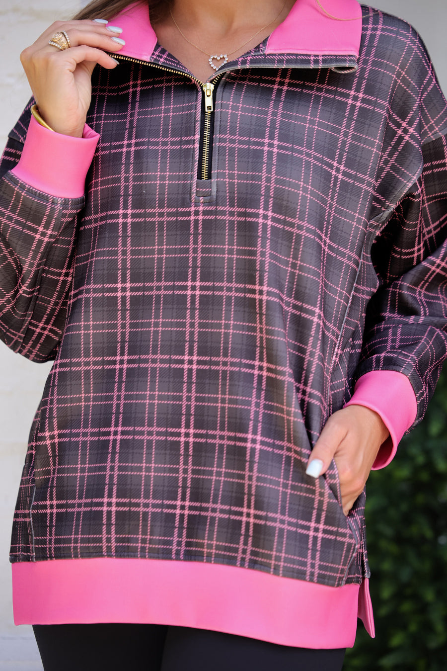 PREORDER- Everyday Pullover- Ellie Plaid