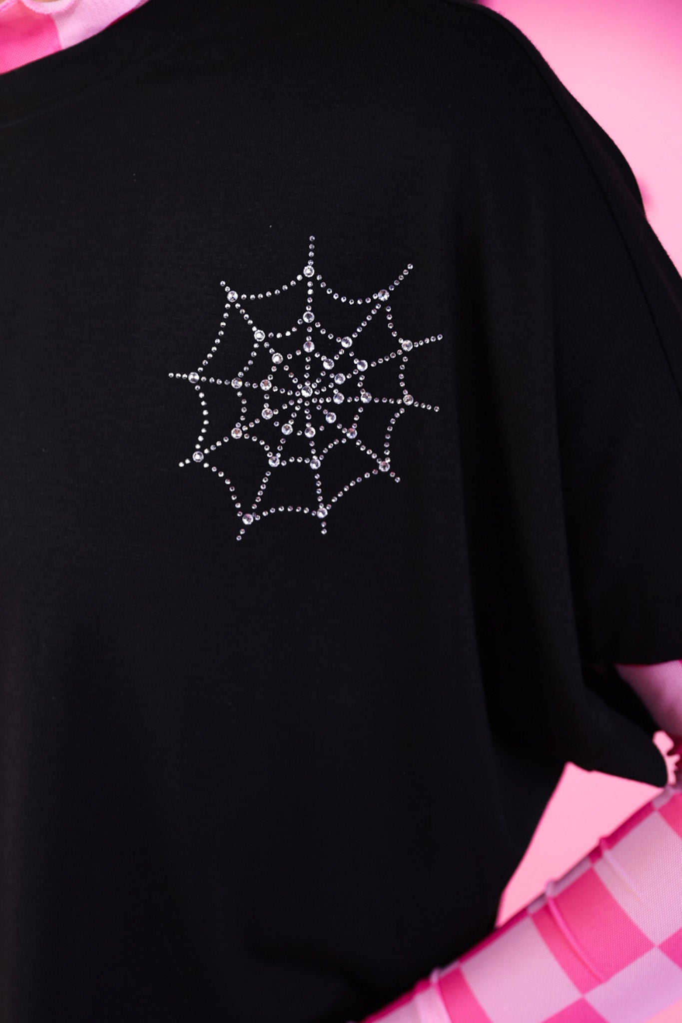 PREORDER- Rhinestone Web Tee