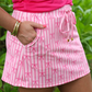Bow Stripes Skort