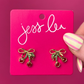 Cherry Bow Studs