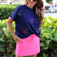 Around The World Embroidered Luxe Top