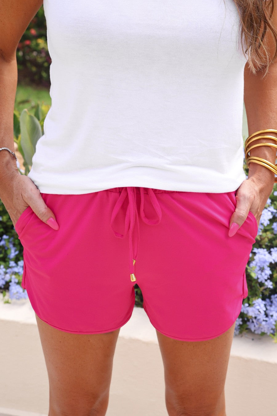 Solid Raspberry Everyday Shorts