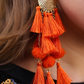 Claire Tiered Tassel Earrings