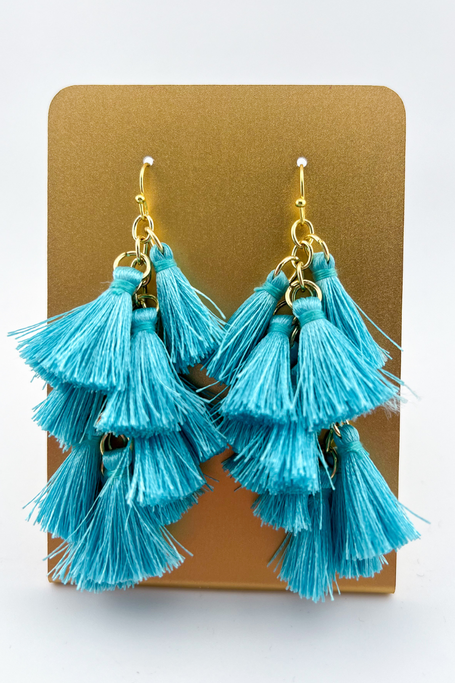 Bella Tiered Tassel Earrings