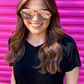Dare To Dazzle Aviator Sunglasses