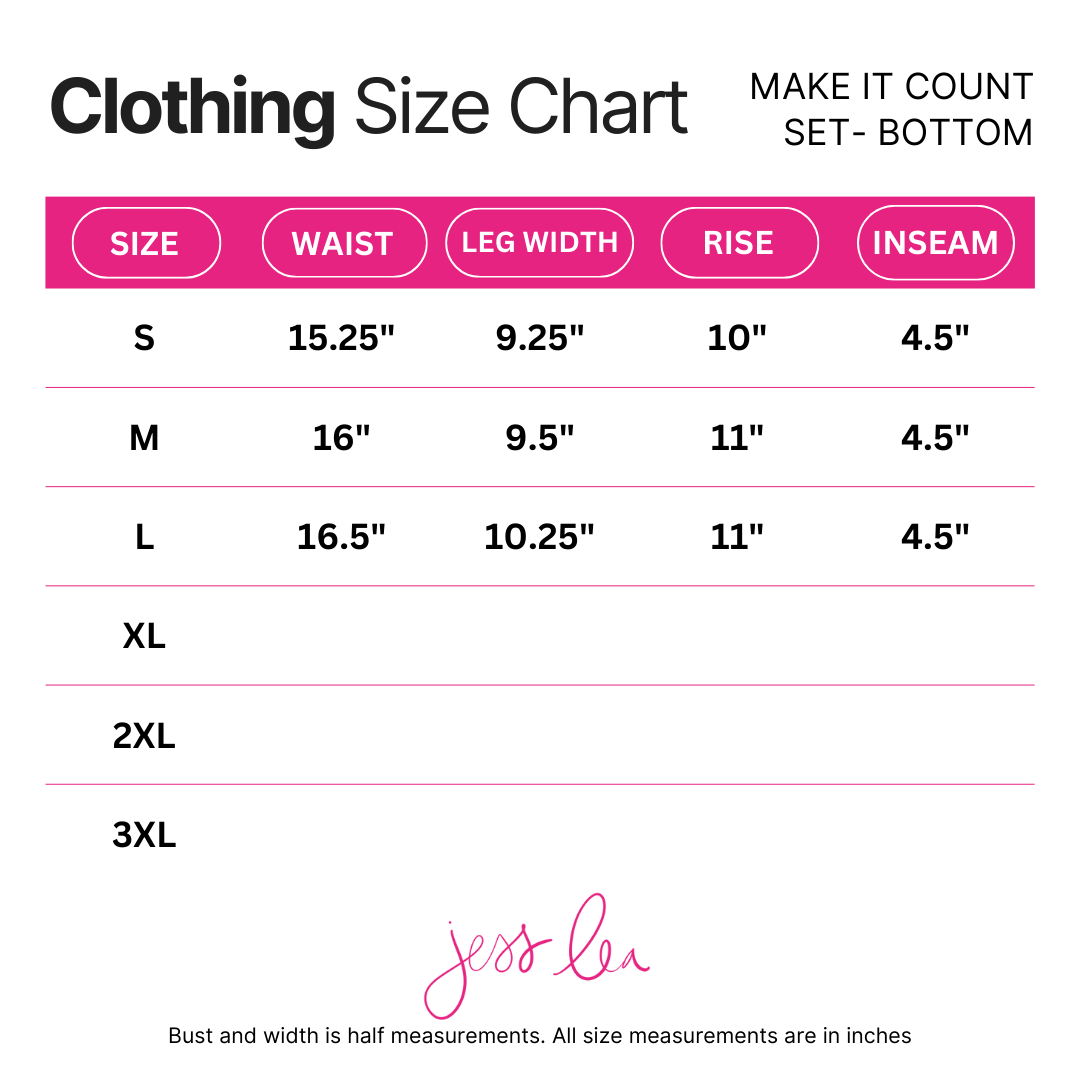 PREORDER- Make It Count Textured Set- Black