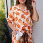 Harvest Hues Ruffle Pajama Set