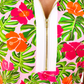 Everyday Zipper Dress, Pink Tropical