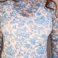Kylie Lace Top- Blue Romance