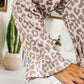 PREORDER- Almost Ready Ribbed Robe- Bella Leopard