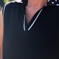 Everyday Polo Tank- After Dark Polka Dot