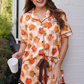 Harvest Hues Ruffle Pajama Set