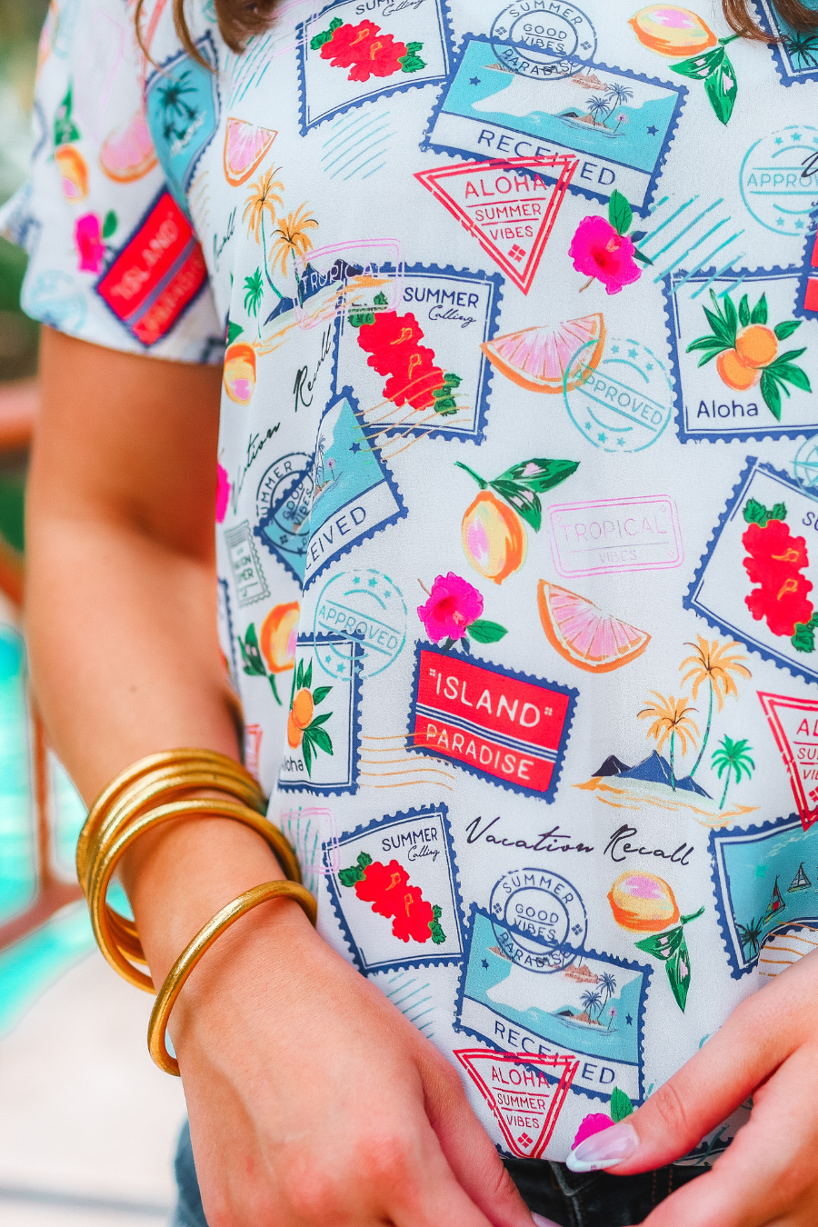 Passport Needed Tunic Top