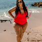 Red Hot Ruffle One Piece Swimsuit - Jess Lea Wholesale