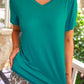 PREORDER- Jess Lea Basic Tee- Teal