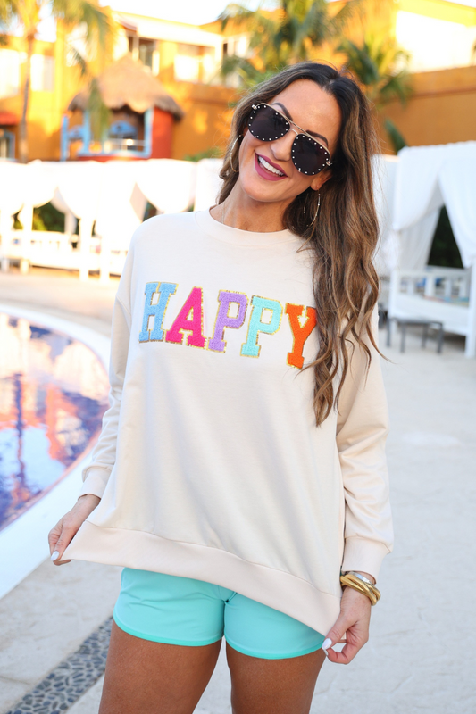 Happy Patch Pullover