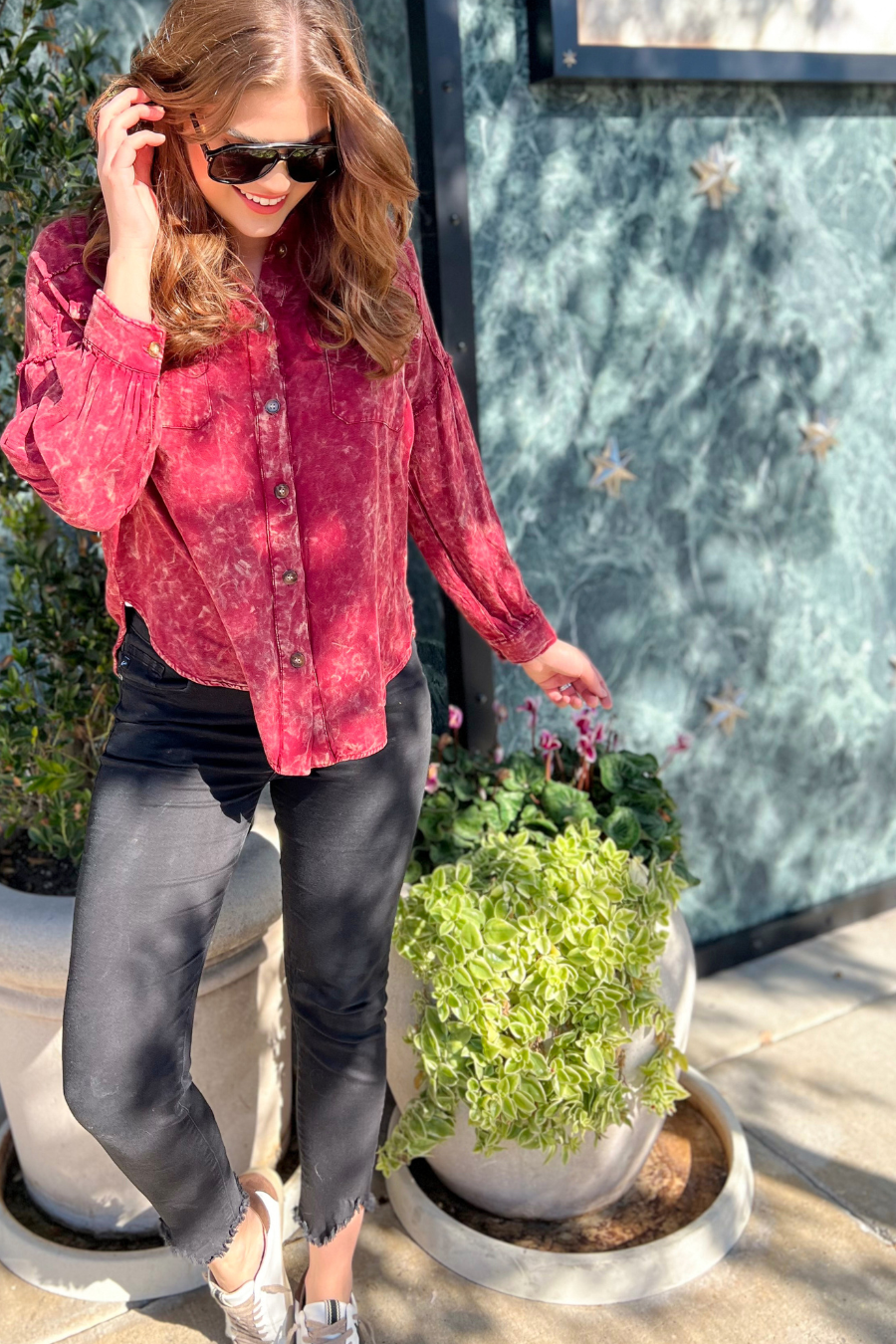 Dean Button Up Top - Jess Lea Wholesale