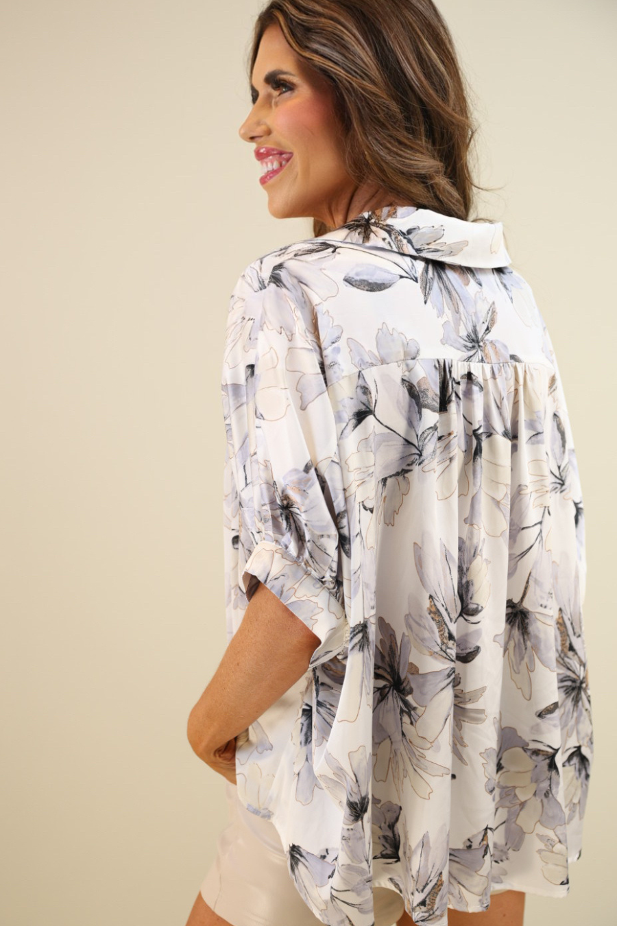 Look My Way Oversized Top