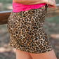 Nova Denim Skirt- Leopard