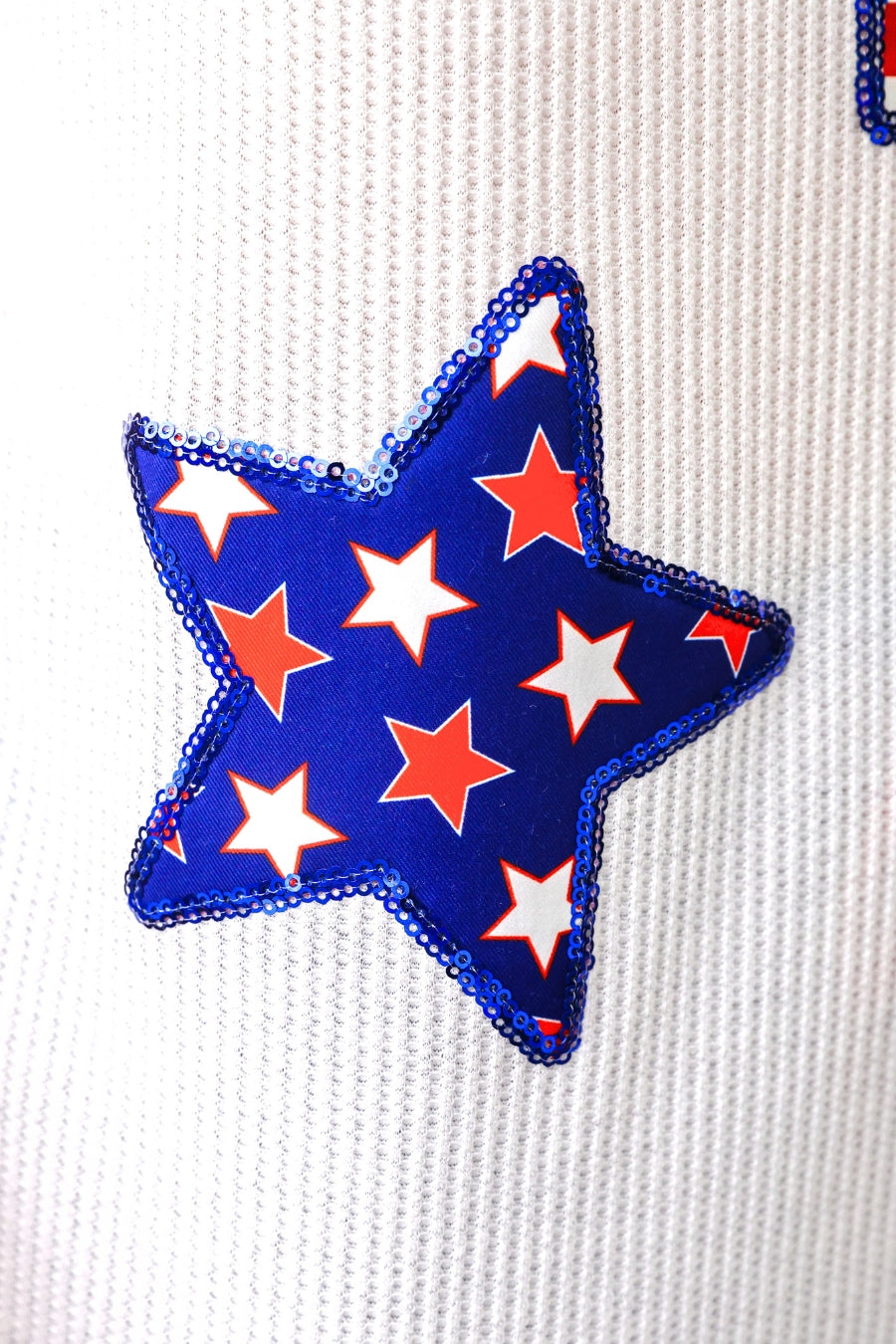 Patriotic Stars Patch Tee