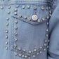 PREORDER- Stella Rhinestone Denim Jacket