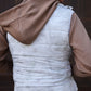 Delilah Puffer Vest- White Chloe Camo