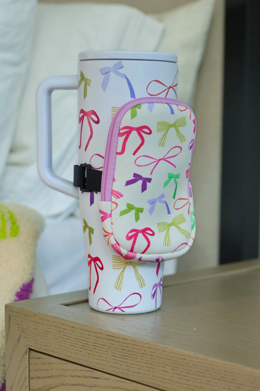 Tumbler Zip Pouch- Daylight Bow