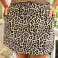 Safari Chic Leopard Skort