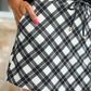 PREORDER- Midnight Plaid Skort